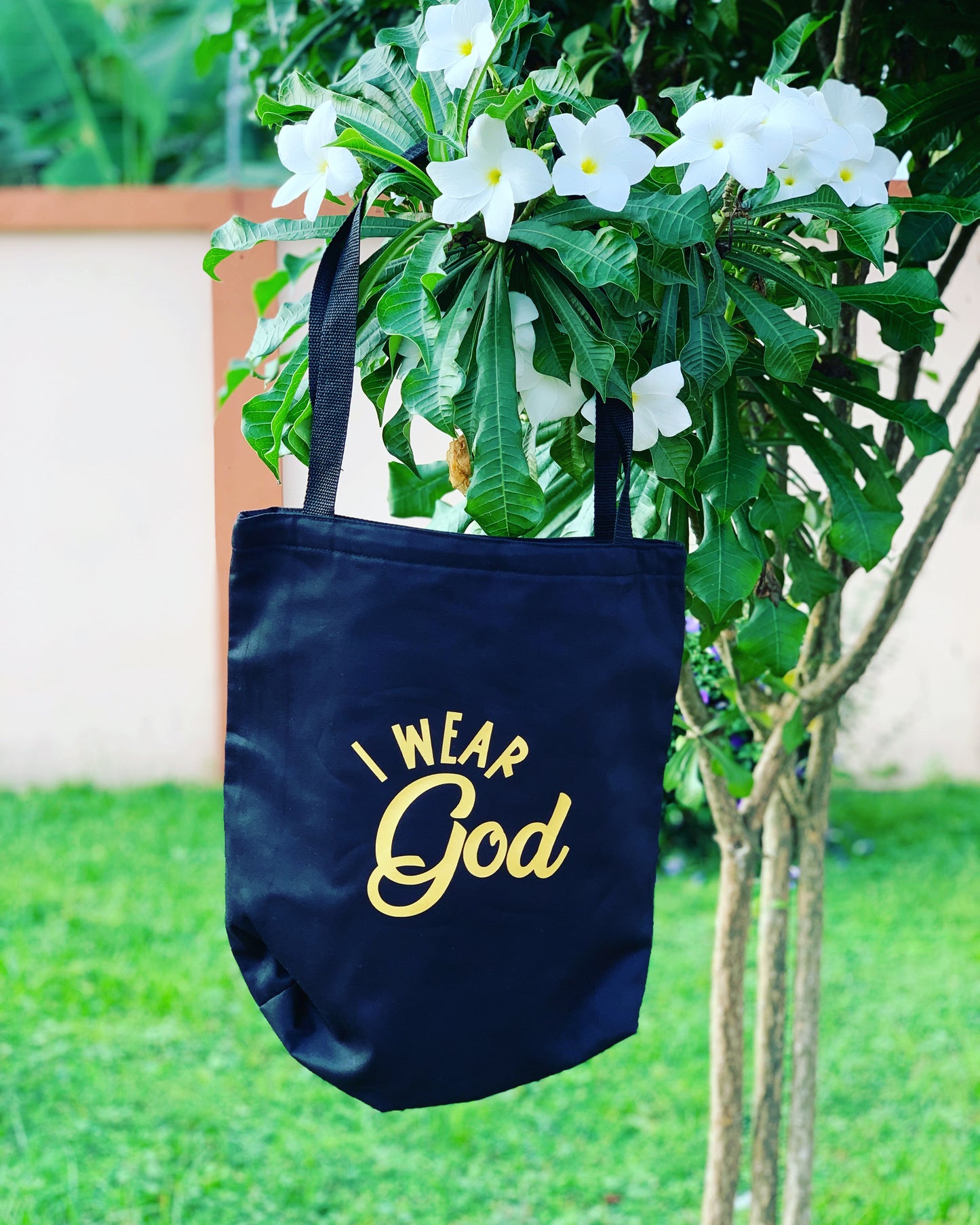 I Wear God Totebag