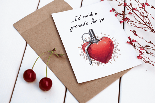 Grenade Love Card