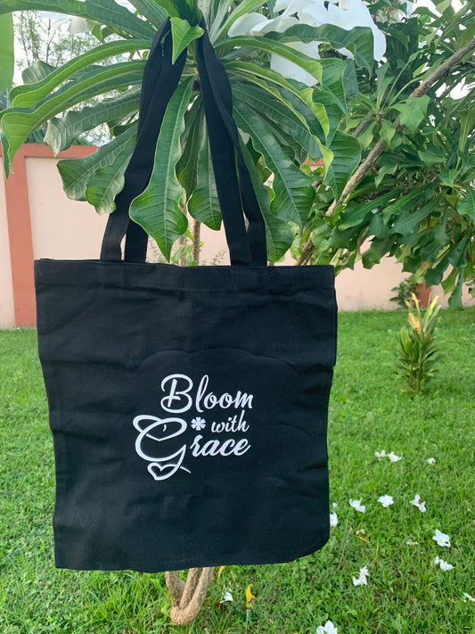 Bloom with Grace Totebag