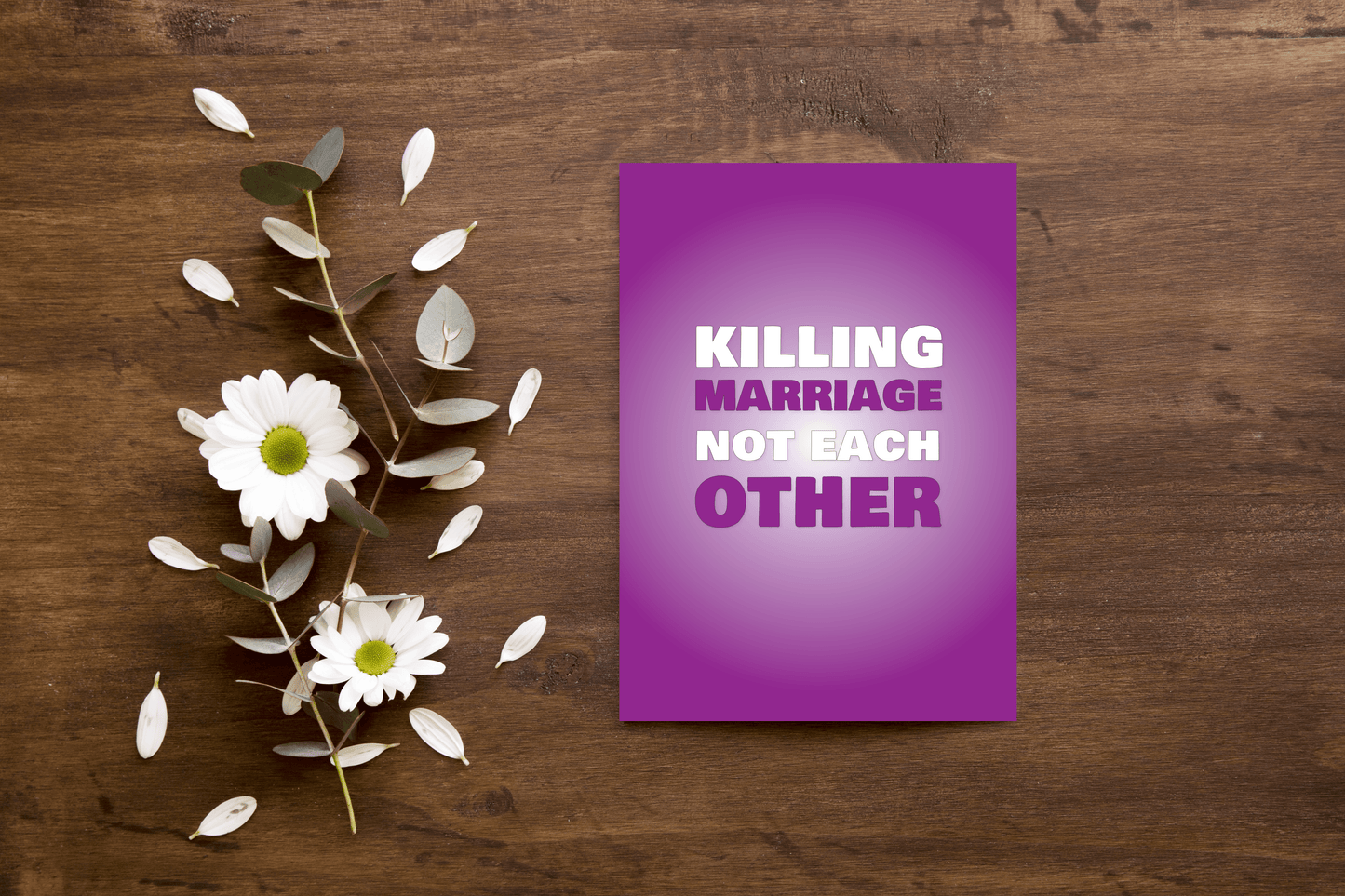 Killing Marriage Together Card