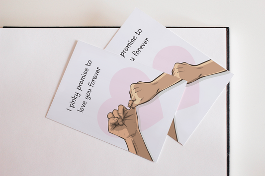 Pinky Promise Love You Card