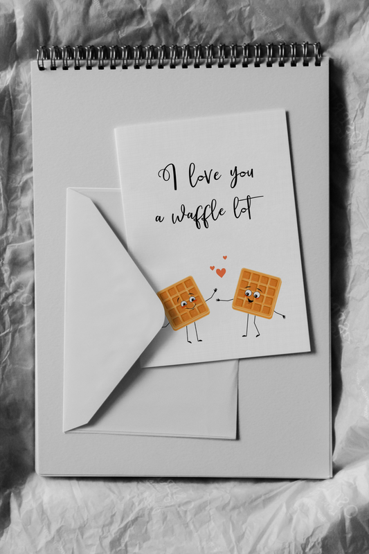 Waffle Love Card