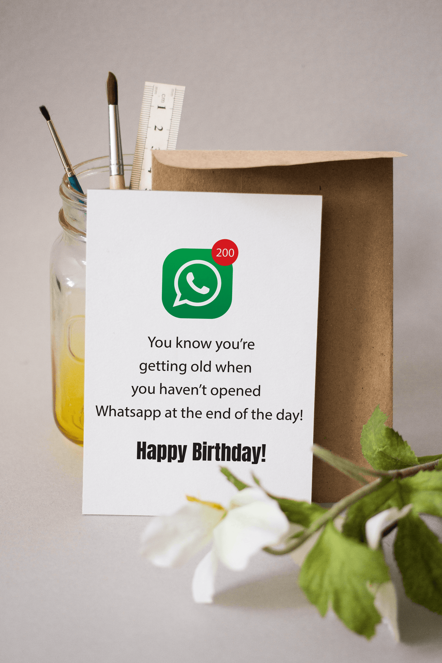 WhatsApp Birthday Card