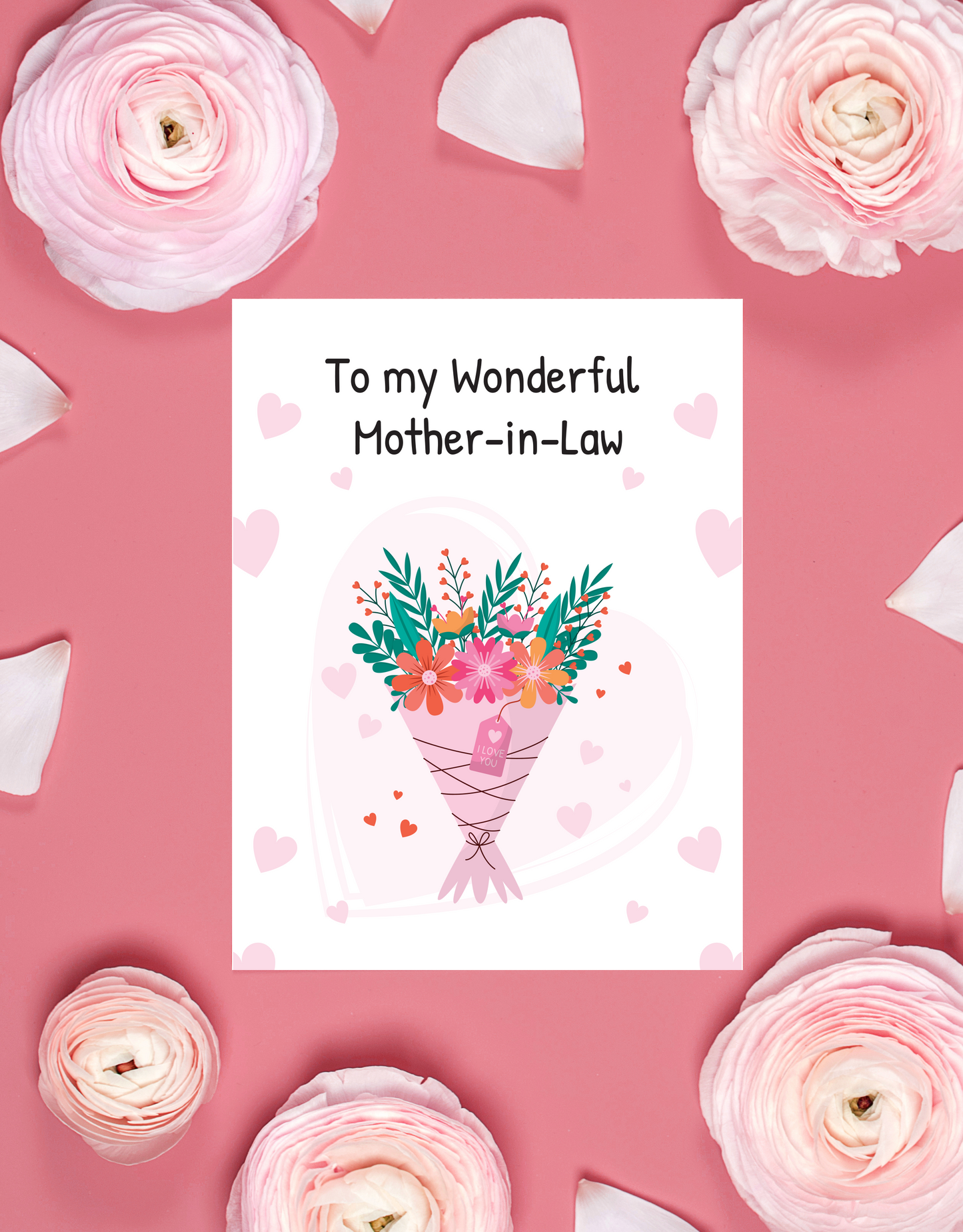 To my Wonderful Mother/Sister-in-law Card