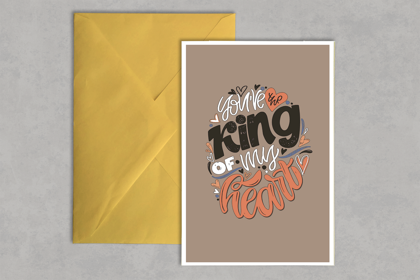 King of my heart Card